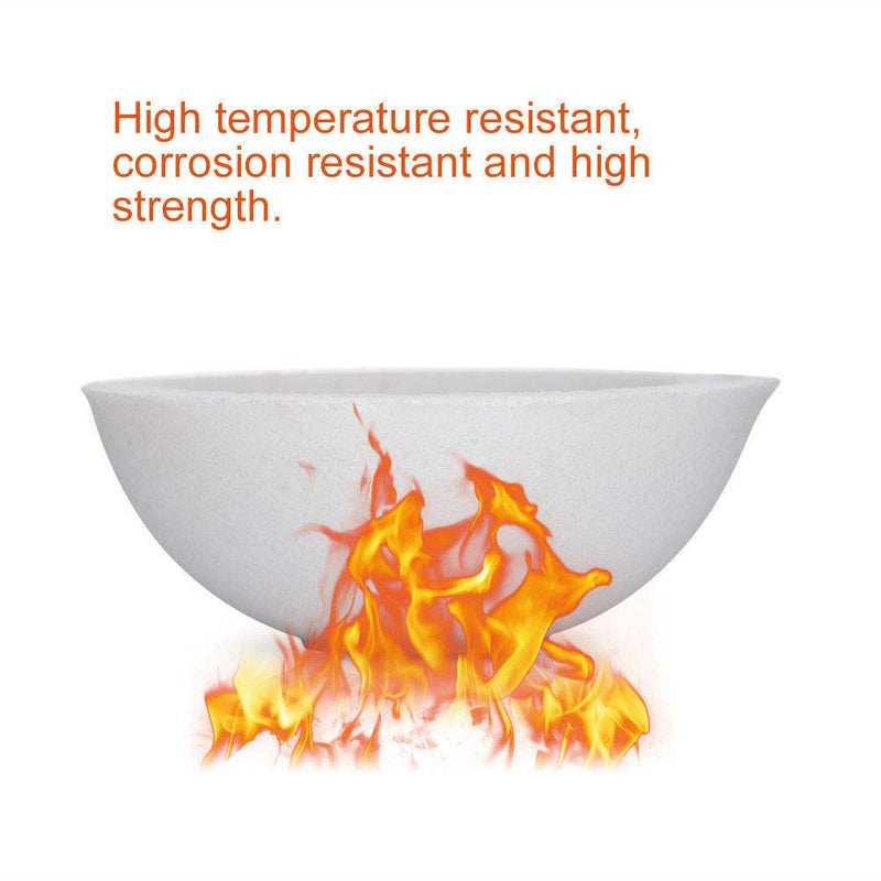 SKYPRO 2pcs High Temperature Quartz Silica Melting Crucible Dish Bowl Pot Casting for Gold-Silver Platinum (150g) - Image 2